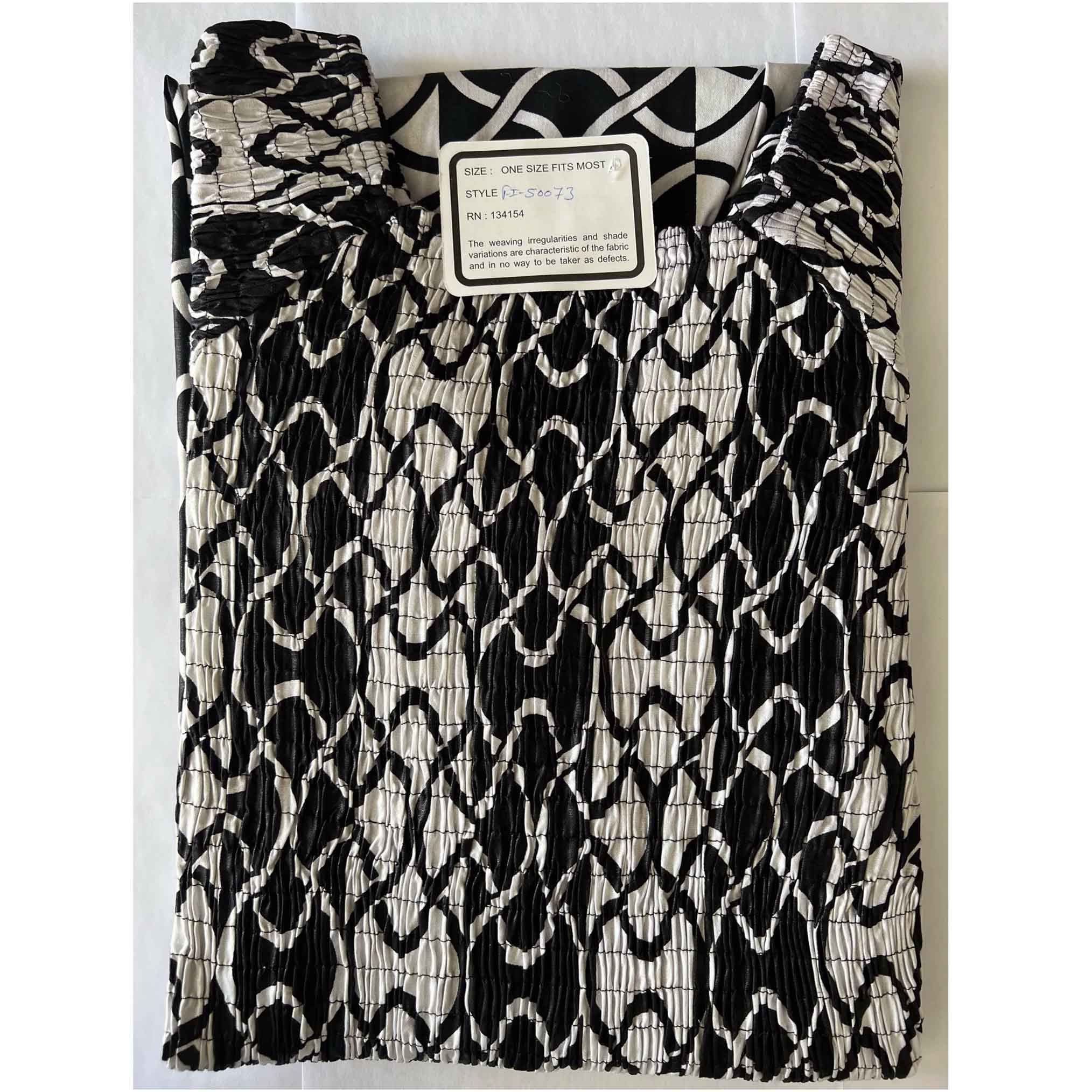 Women's Long Sleeve Smocking Short Dress -- FI-P50073