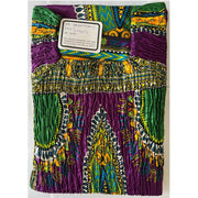 African Women's Dashiki Smocking Short Dress -- FI-D50073