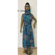 Women's Removable Turtleneck A-Line Dress - FI-3092