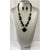 African Black African Stone Necklace Set -- Jewelry 7