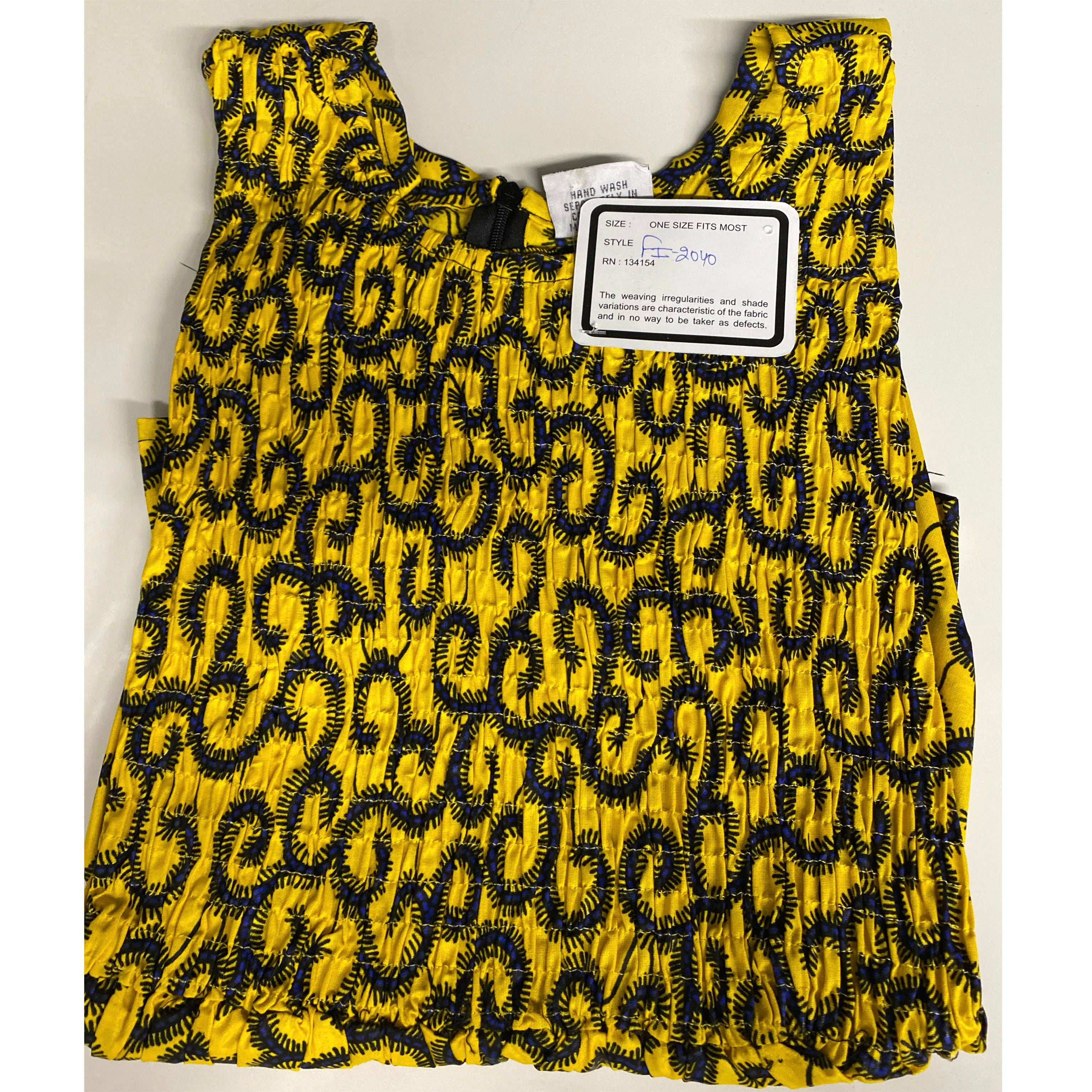 Women's Smocking Bell Sleeves Top - FI-2040