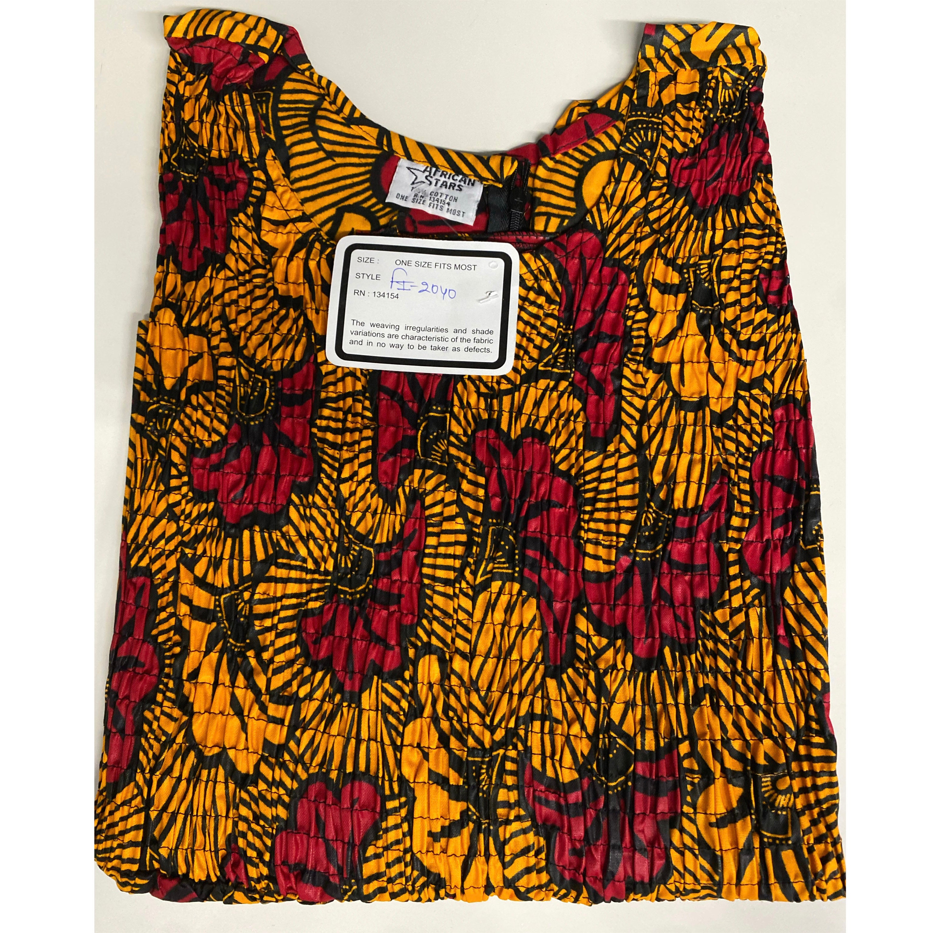 Women's Smocking Bell Sleeves Top - FI-2040
