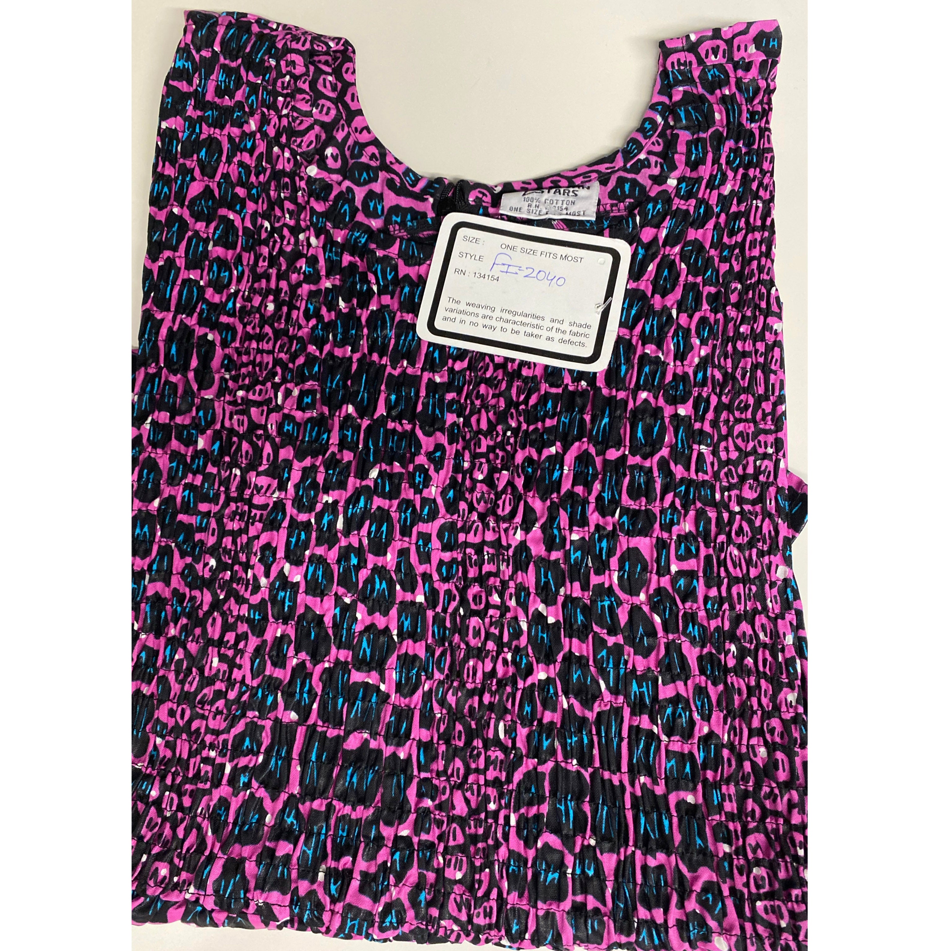 Women's Smocking Bell Sleeves Top - FI-2040