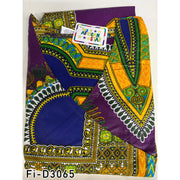 Women's Dashiki Layered Sleeve Wrap Dress - FI-D3065