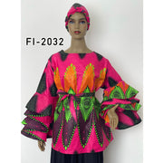 Women's Four Layer Long Sleeve Tunic Top - FI-2032
