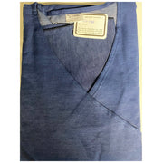 Women's Long Sleeve Denim Wrap Maxi Dress - FI-56/54 SOLID DENIM