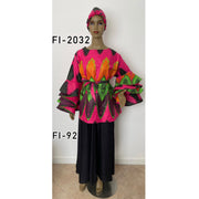 Women's Four Layer Long Sleeve Tunic Top - FI-2032