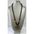 African Rasta Style Gold Token Necklace