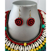 African Beaded Tribal Necklace