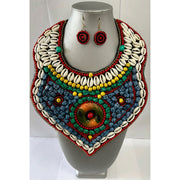 African Beaded Tribal Necklace