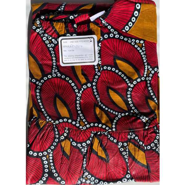 Women's One Shoulder Ruffle Sleeve Dress - FI-3124