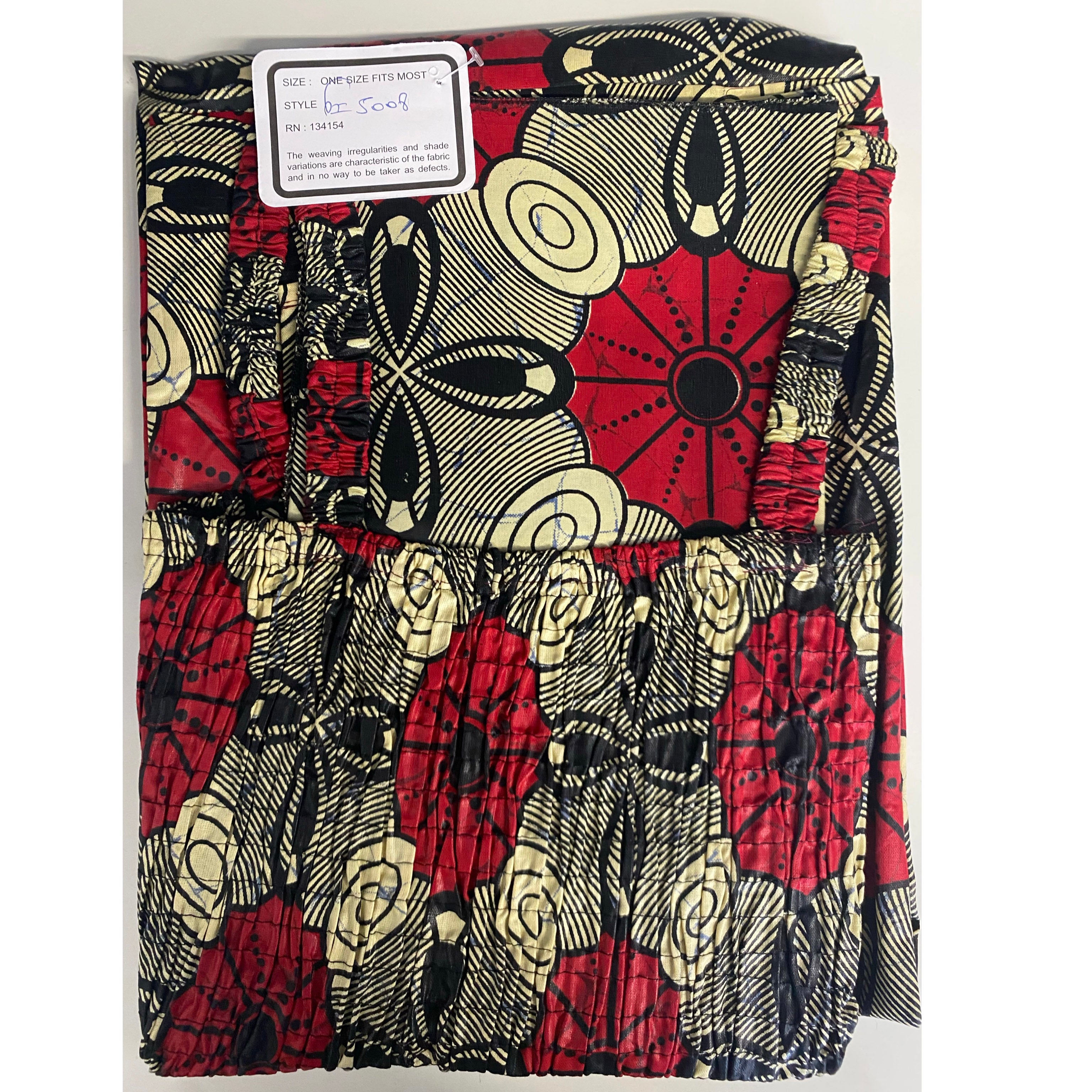 Women's Sleeveless Printed Maxi Dress with Smocking - FI-5008