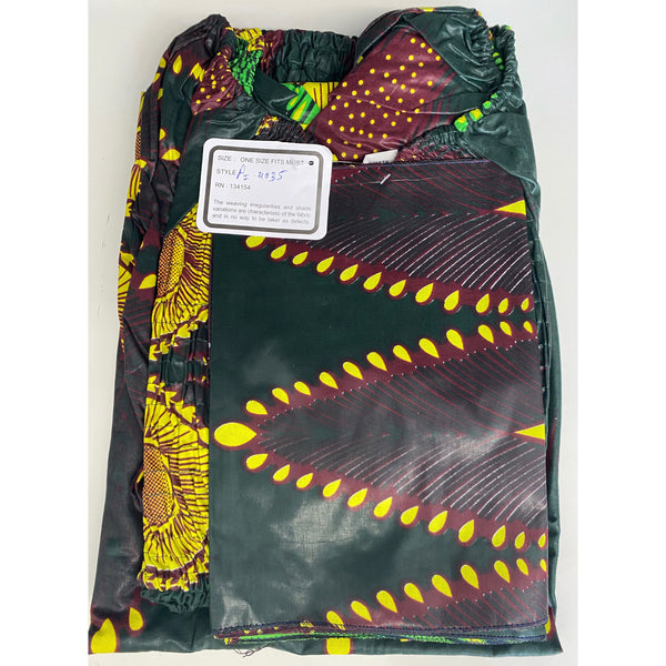 Women's Printed Sweetheart Crop Top Pant Set -- FI-4035