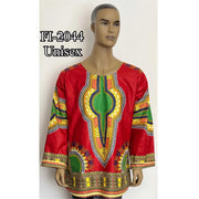 Unisex African Dashiki Print Shirt -- FI-2044