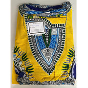 African Women's Dashiki Long Sleeve Crop Blouse Skirt Set - FI-D5024