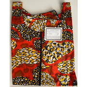 Women's African Print Flare Sleeve Peplum Blouse - FI-2049P