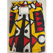 Women's African Print Short Sleeve Off Shoulder Dress - FI-2051