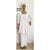 Women's White Shoulder Lace Skirt Set