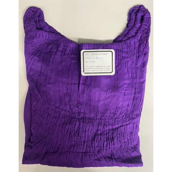 Women's Off Shoulder Bell Sleeve Smocking Blouse -- FI-R2039S Solid