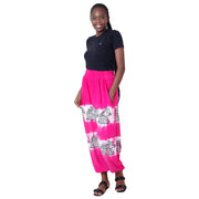 Women's Elastic Waist Jogger Pants -- FI-147 Elephant