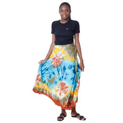 Women's Maxi Tie Dye Skirt -- FI-50 TD
