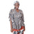 Women's Leopard Style Rayon Wrap Blouse -- FI-R3052