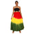 Women's Jamaican and Rasta Tie Dye Wrap Skirt - SIM-50