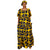 Women's Short Sleeve Peplum Blouse Skirt Set - FI-3007