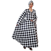 Women's PLUS Size Long Sleeve Wrap Maxi Dress -- FI-56 PLUS