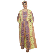 Women's Printed Bubble Sleeve Jumpsuit - FI-5101