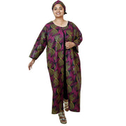 Women's Printed Duster Maxi Jacket -- FI-P50023