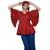 Women's Solid Wrap Blouse with Layer Short Sleeves -- FI-S3052