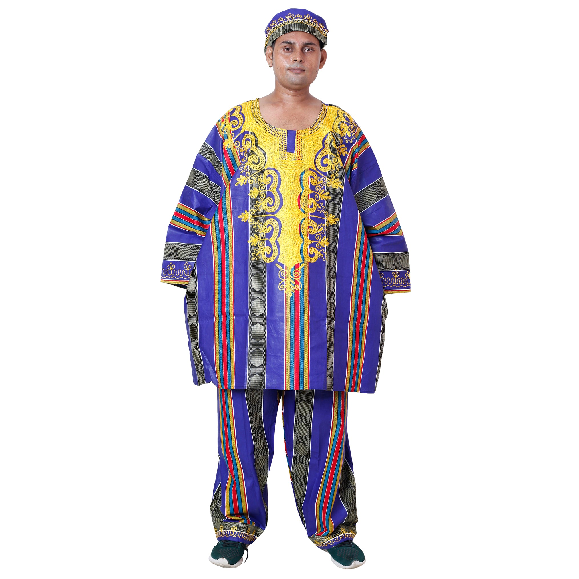 Men's Super Plus Size Pant Set with Hat -- FI-20082