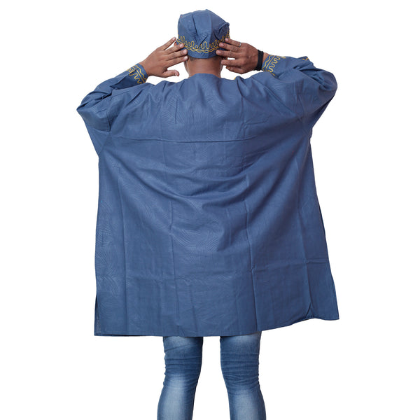 Men's PLUS SIZE Shirt with Kufi Hat -- FI-15S PLUS