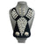 Women's Square Elephant Cowrie Shell Necklace Set