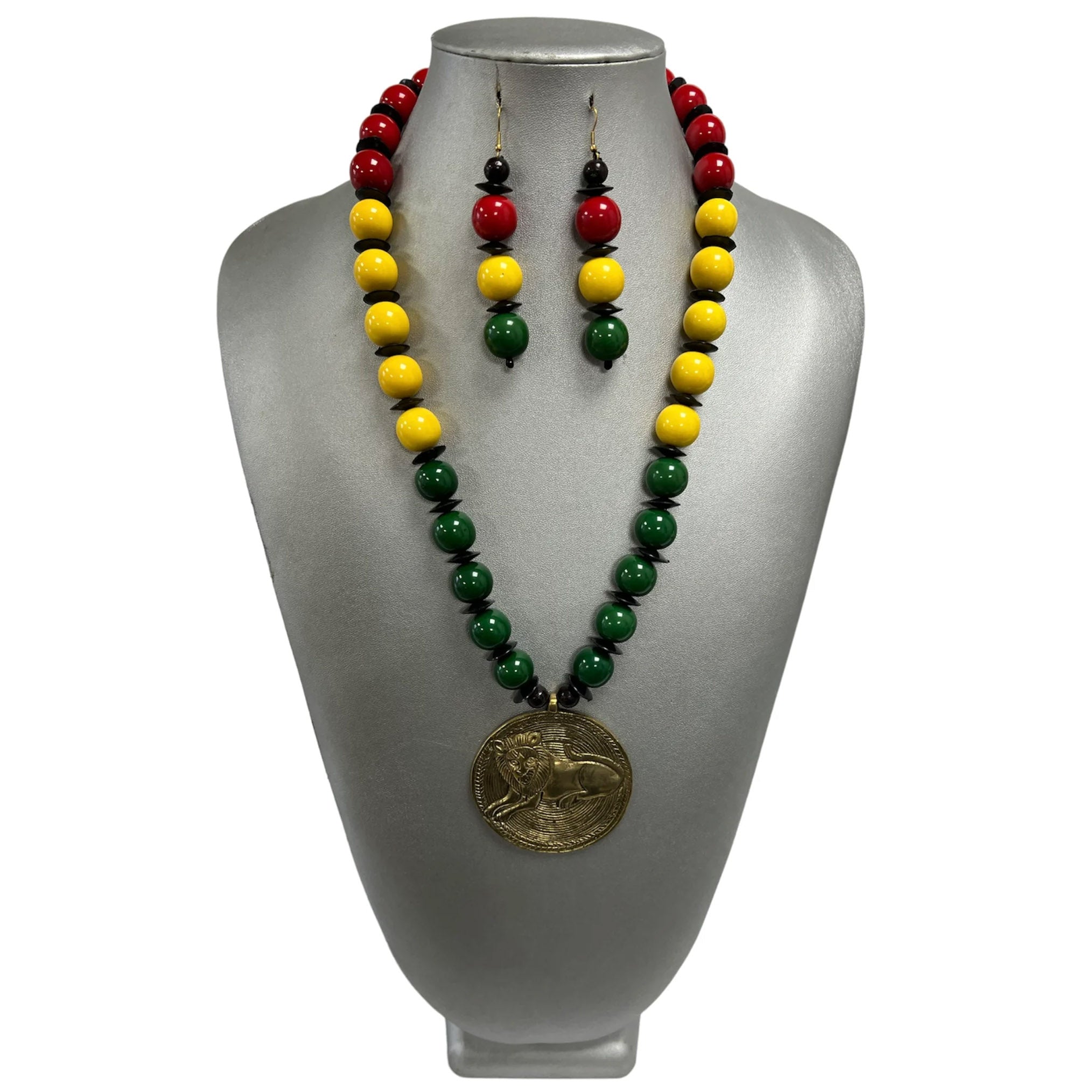 African Bead Necklace | Mombasa Rose Boutique | Colorful African Style