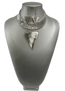 Women's Choker Necklace Set with Cuff Back
