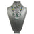 Women's Tribal Beaded Disc Necklace Set