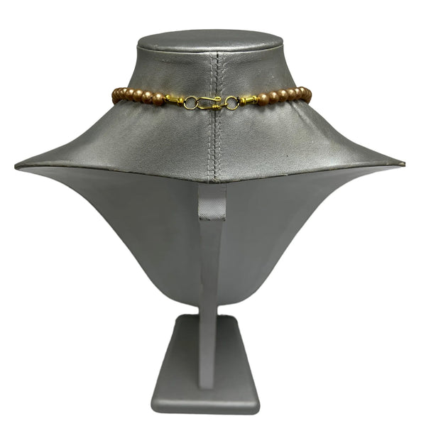 Women's Disc and Cowrie Shell Pendant Necklace Set